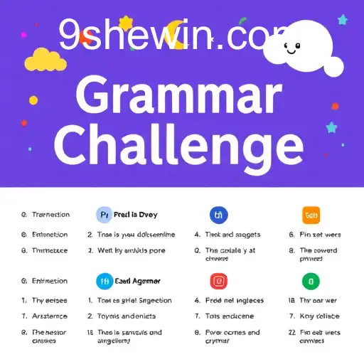 Mastering Language Skills with 'Grammar Challenges' on Shewin: A Fun and Educational Journey